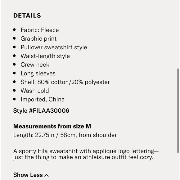 Fila Newton Sweatshirt - Picture 7 of 10